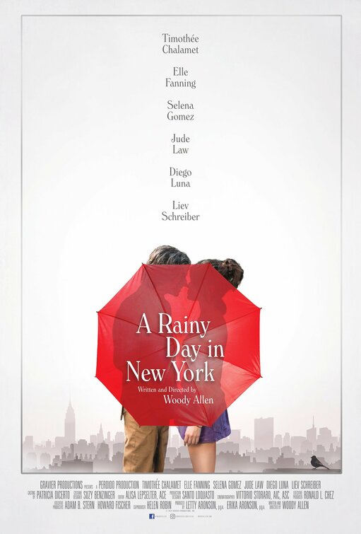 W deszczowy dzień w Nowym Jorku